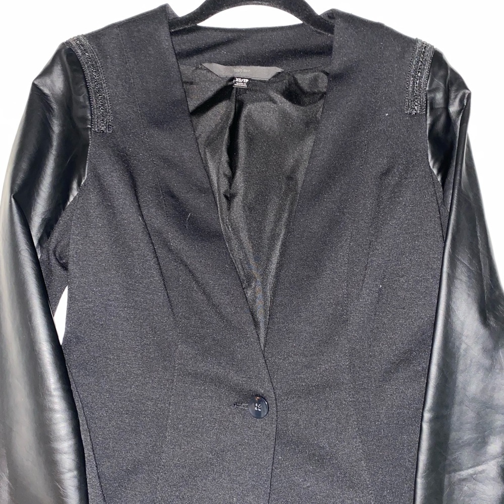 Black blazer w/ Beading Detail